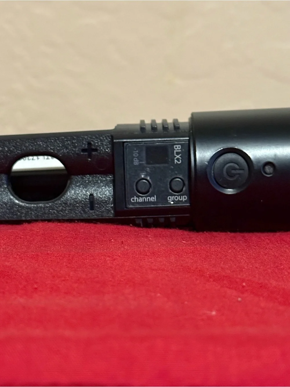 Shure Handheld Wireless Microphone and Receiver - Black and Silver